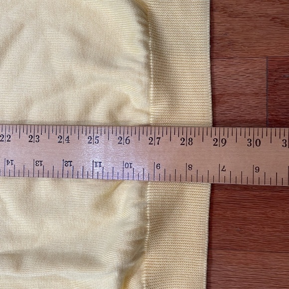 Brooks Brothers NWT Yellow Crew Neck Sweater Size XXL 100% Supima Cotton - Picture 8 of 13